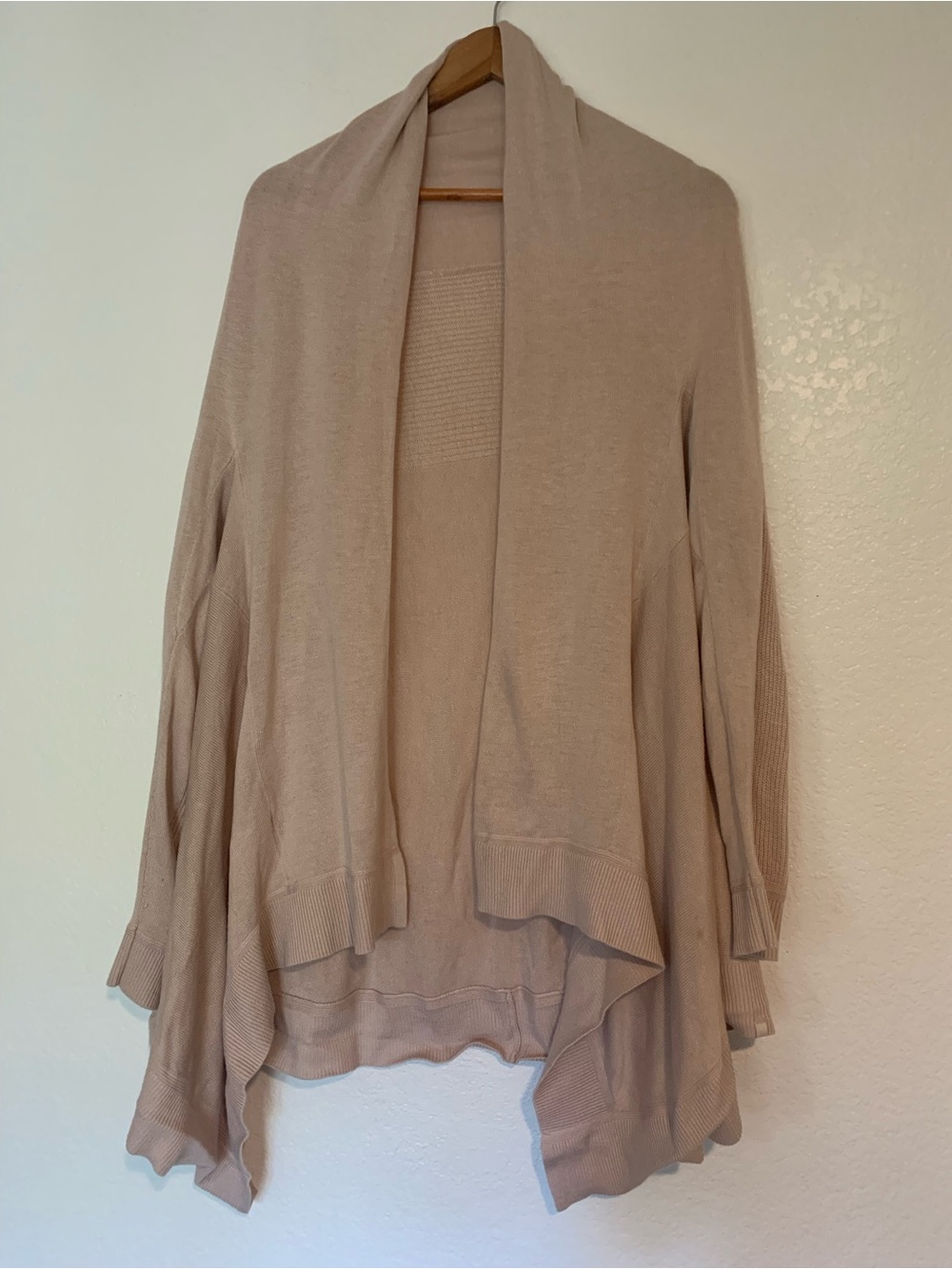 lululemon athletica Draped Open-Front Cardigan in Blush | 8